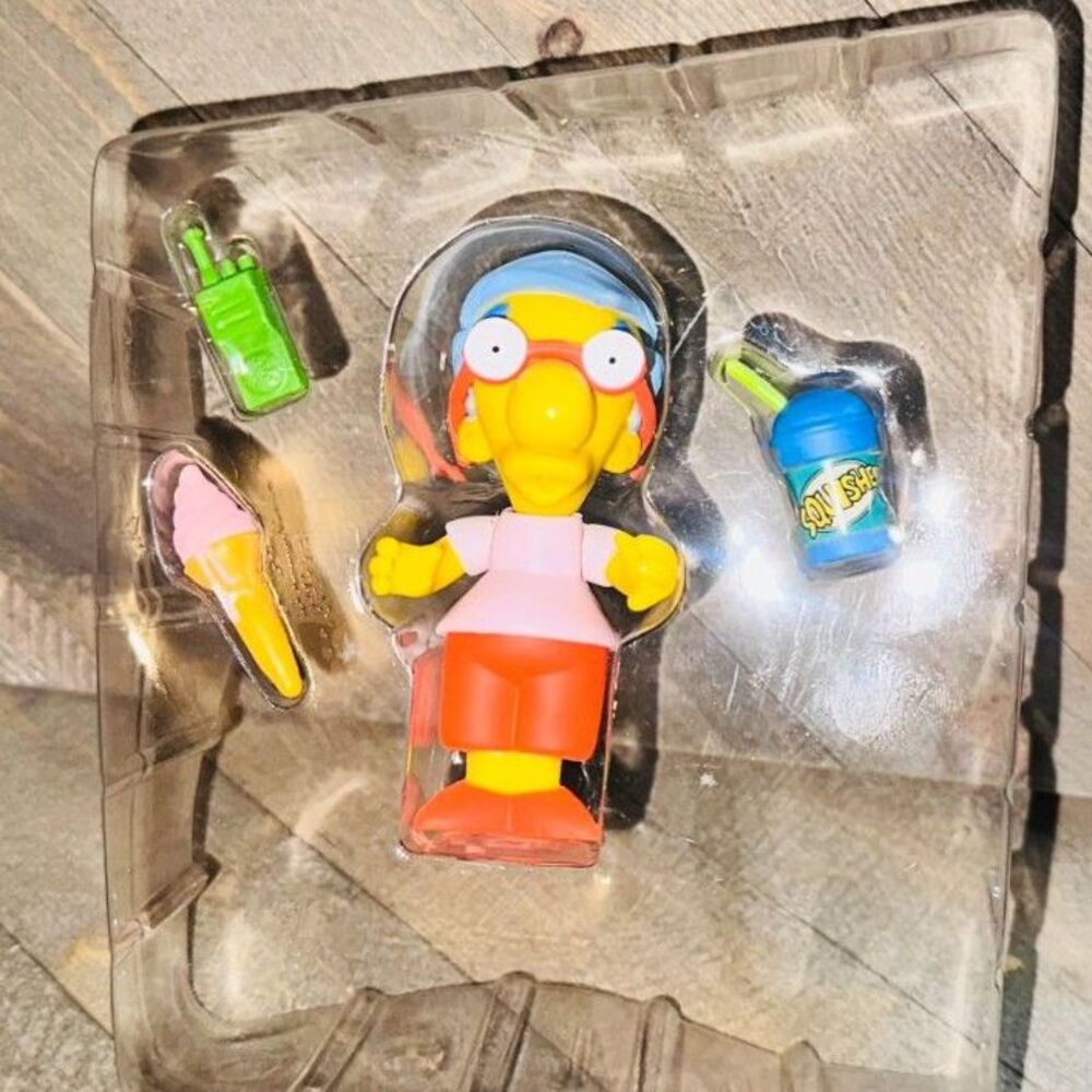 Vintage The Simpsons Playmates Milhouse Figure Interactive